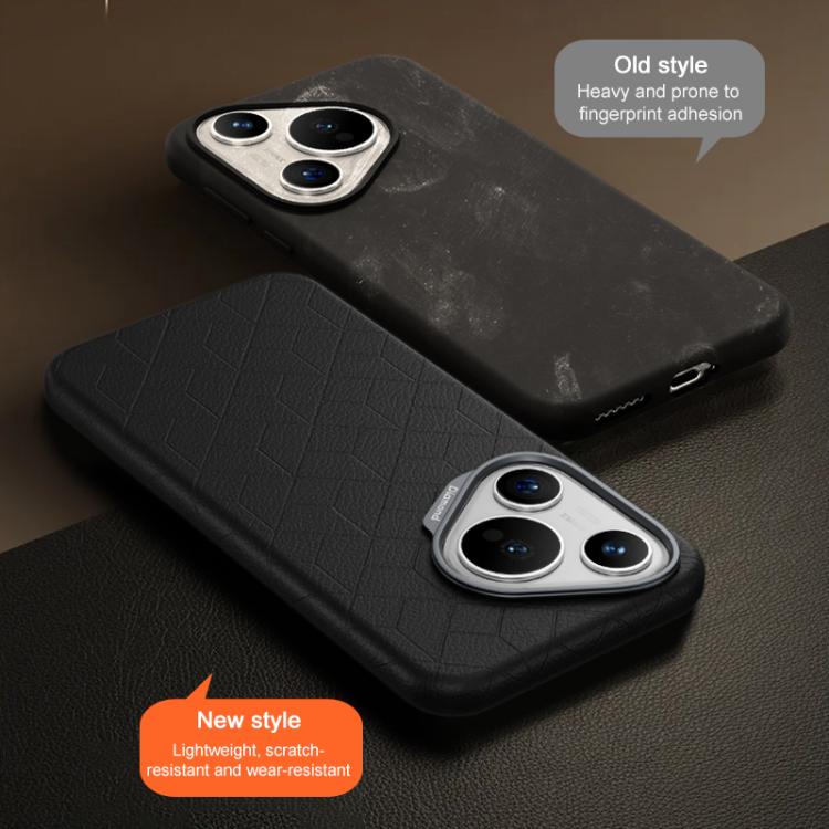 For Huawei Pura 70 Pro Rubik Cube Series Embossed Grid Pattern Magnetic Phone Case
