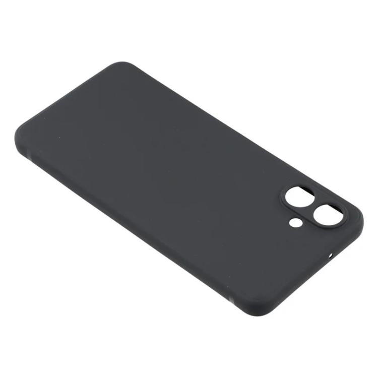 For Samsung Galaxy A07 4G WANLONFENG Square Edge Soft TPU Phone Case with Screen Protector