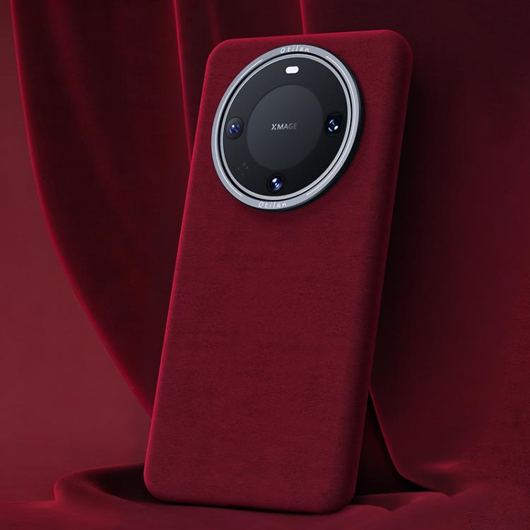 For Huawei Mate 60 Pro Ottilan Series Full Coverage Magnetic Microfiber Leather PC Phone Case