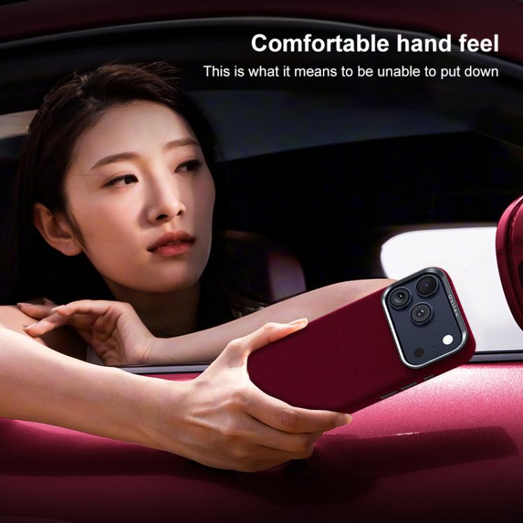 For iPhone 17 Pro Ottilan Series Full Coverage Magnetic Microfiber Leather PC Phone Case