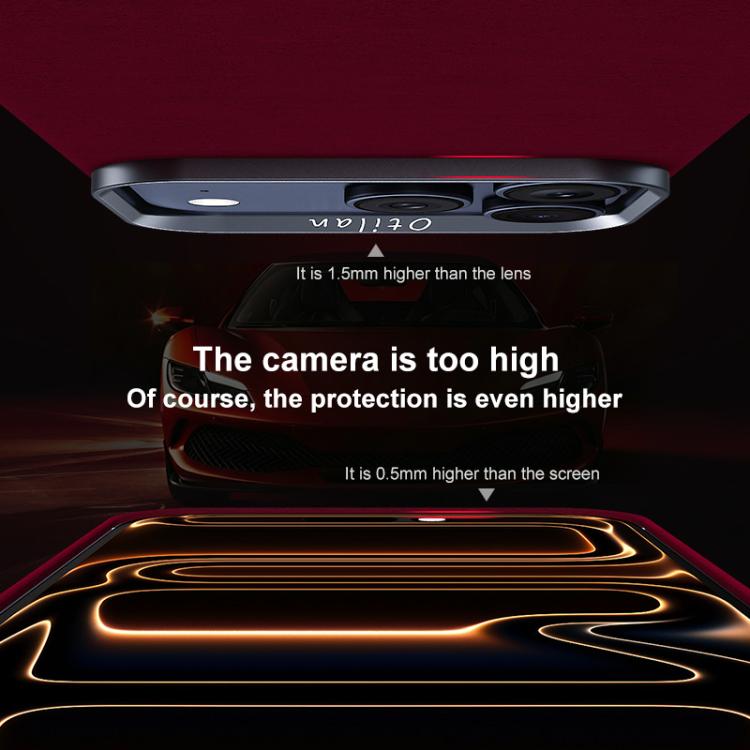 For iPhone 17 Pro Ottilan Series Full Coverage Magnetic Microfiber Leather PC Phone Case