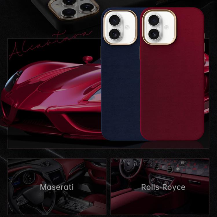 For iPhone 17 Ottilan Series Full Coverage Magnetic Microfiber Leather PC Phone Case