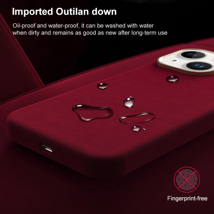 For iPhone 15 Plus / 14 Plus Ottilan Series Full Coverage Magnetic Microfiber Leather PC Phone Case