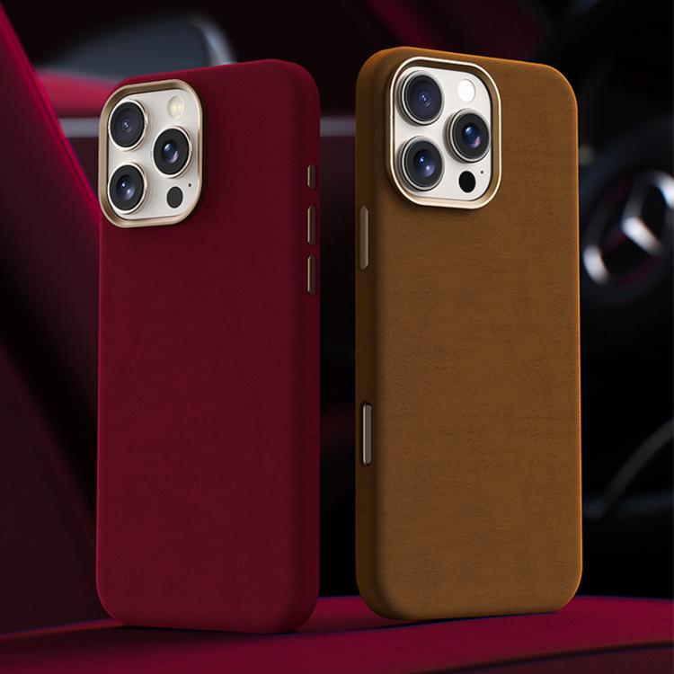 For iPhone 14 Pro Ottilan Series Full Coverage Magnetic Microfiber Leather PC Phone Case