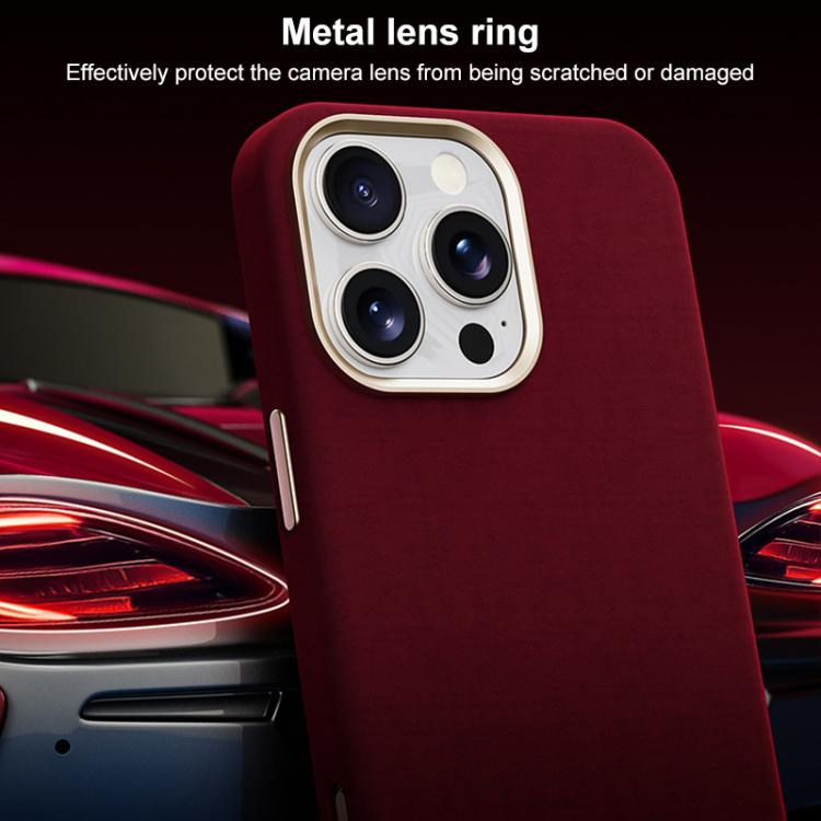 For iPhone 13 Pro Max Ottilan Series Full Coverage Magnetic Microfiber Leather PC Phone Case