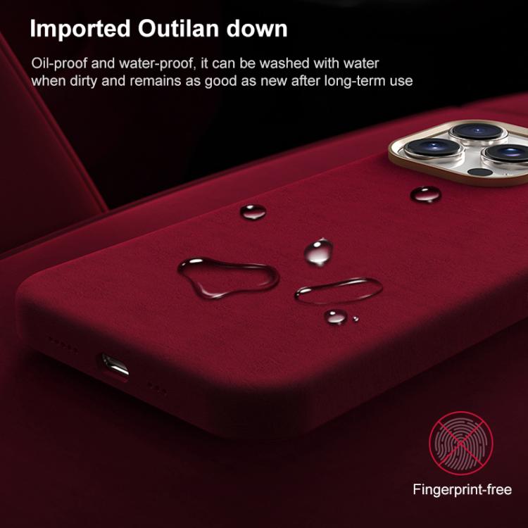 For iPhone 13 Pro Max Ottilan Series Full Coverage Magnetic Microfiber Leather PC Phone Case