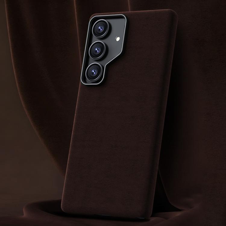 For Samsung Galaxy S26+ 5G Ottilan Series Full Coverage Magnetic Microfiber Leather PC Phone Case