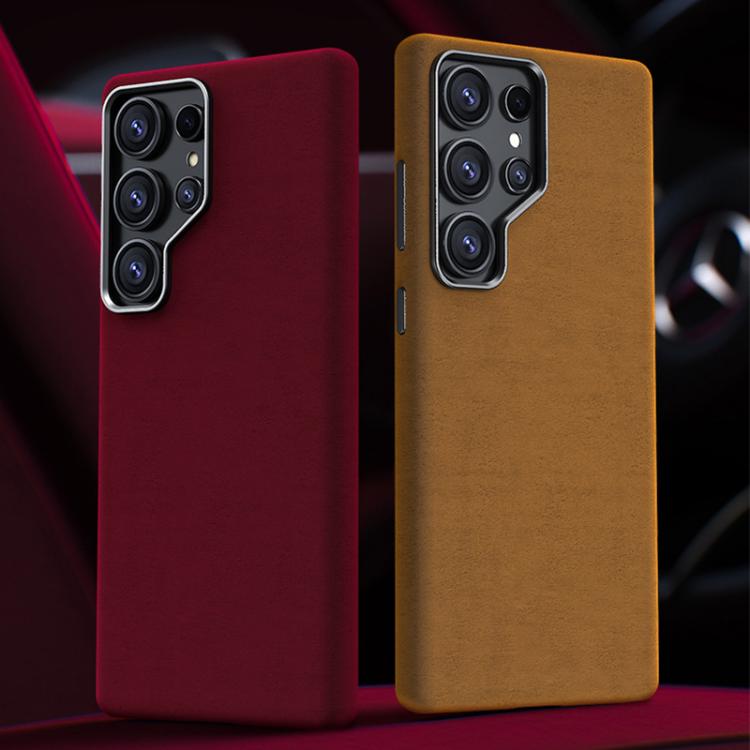 For Samsung Galaxy S26+ 5G Ottilan Series Full Coverage Magnetic Microfiber Leather PC Phone Case