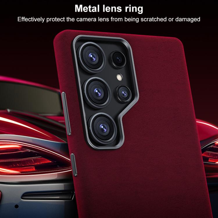 For Samsung Galaxy S26+ 5G Ottilan Series Full Coverage Magnetic Microfiber Leather PC Phone Case