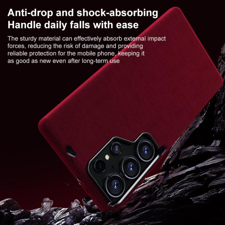 For Samsung Galaxy S26+ 5G Ottilan Series Full Coverage Magnetic Microfiber Leather PC Phone Case