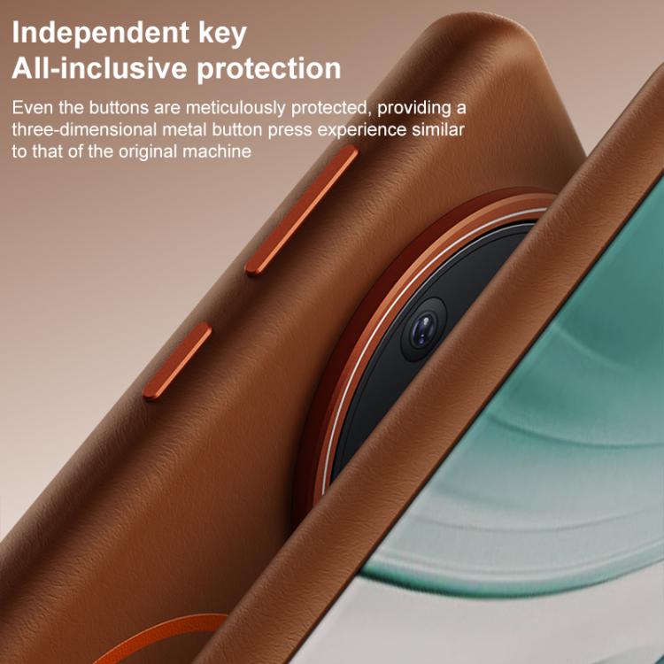 For Huawei Mate 70 Pro Elephant Leather Full Coverage Magnetic Microfiber Leather PC Phone Case