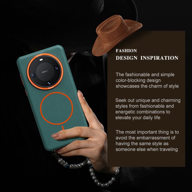 For Huawei Mate 70 Elephant Leather Full Coverage Magnetic Microfiber Leather PC Phone Case