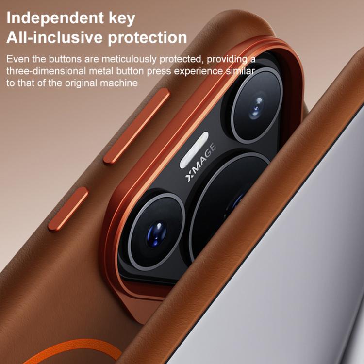 For Huawei Pura 70 Elephant Leather Full Coverage Magnetic Microfiber Leather PC Phone Case
