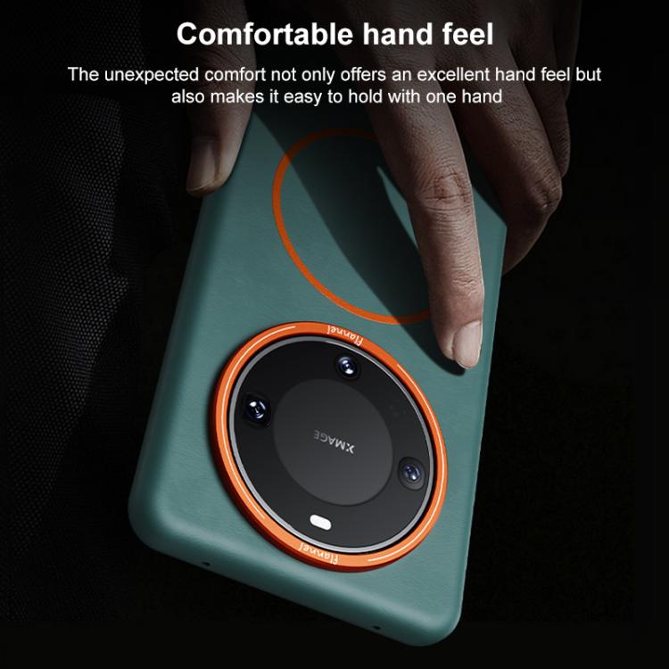 For Huawei Mate 60 Elephant Leather Full Coverage Magnetic Microfiber Leather PC Phone Case