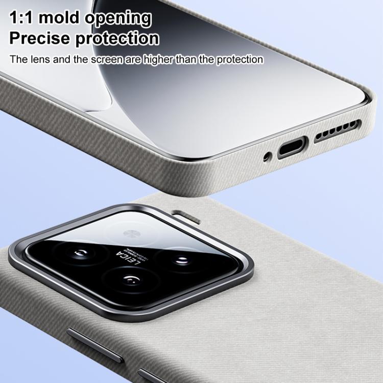 For Xiaomi 15 Flannel Textured Magnetic Full Coverage Phone Case