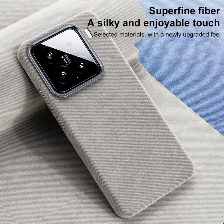For Xiaomi 15 Flannel Textured Magnetic Full Coverage Phone Case