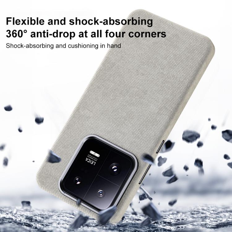 For Xiaomi 13 Pro Flannel Textured Magnetic Full Coverage Phone Case