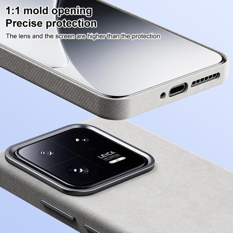 For Xiaomi 13 Pro Flannel Textured Magnetic Full Coverage Phone Case