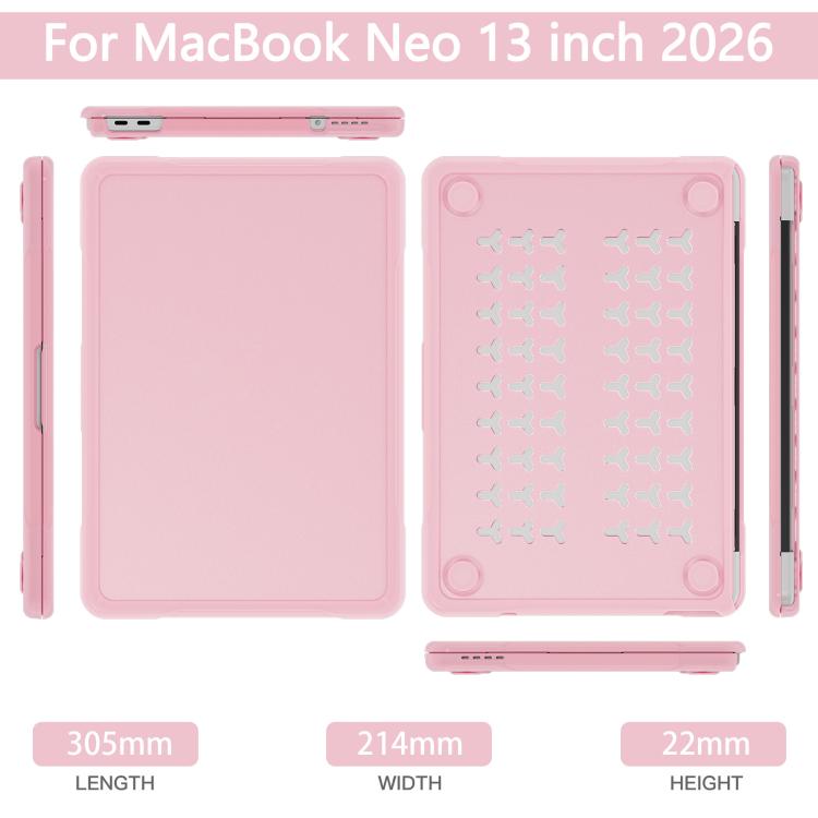 For MacBook Neo 13 inch 2026 A3404 Translucent Laptop Protective Case