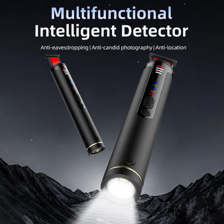 T016 Portable Multifunctional Intelligent Infrared Detector - Black