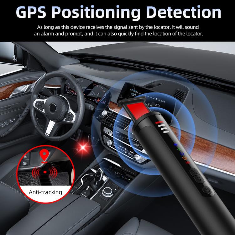 T016 Portable Multifunctional Intelligent Infrared Detector - Black