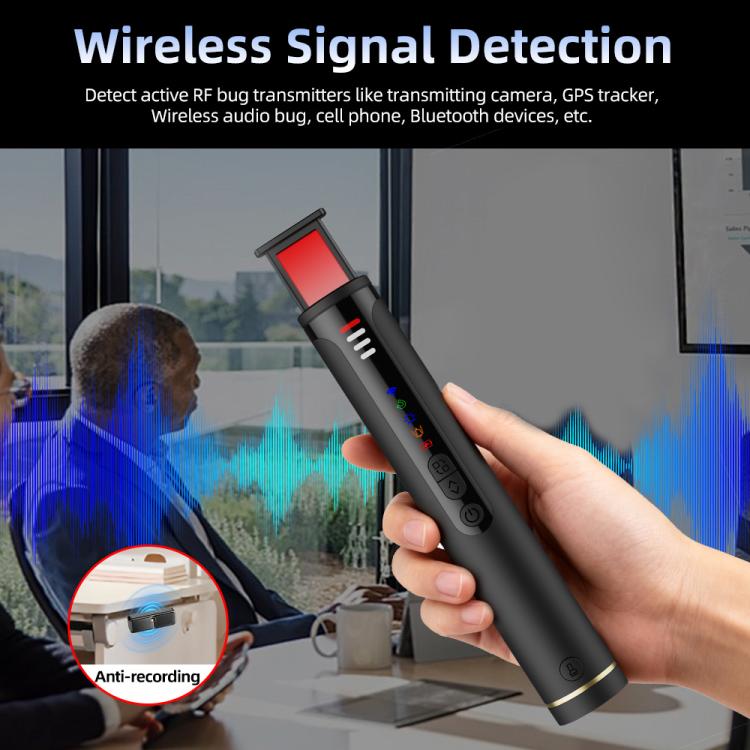 T016 Portable Multifunctional Intelligent Infrared Detector - Black