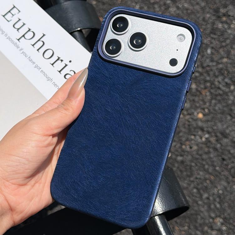 For iPhone 17 Pro Horsehair Pattern Magnetic Full Coverage TPU Phone Case