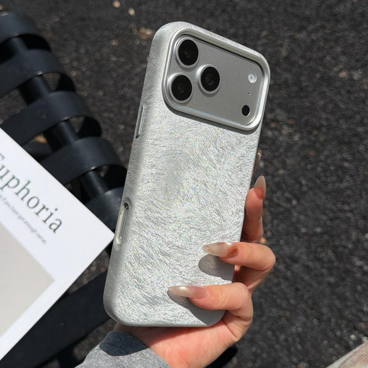 For iPhone 15 Plus Horsehair Pattern Magnetic Full Coverage TPU Phone Case