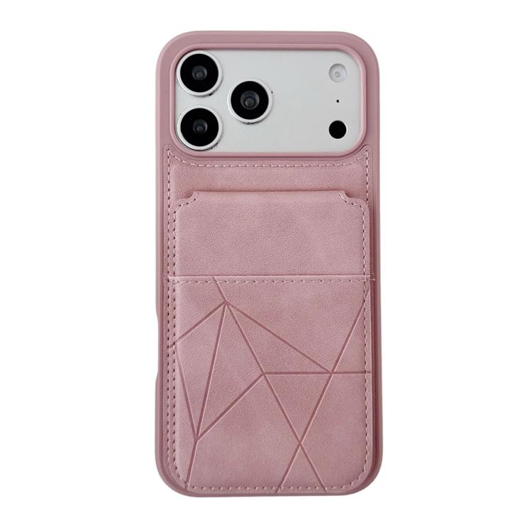 For iPhone 17 Pro Multifunctional Vertical Flip Card Wallet Holder Vegan Leather Back Phone Case