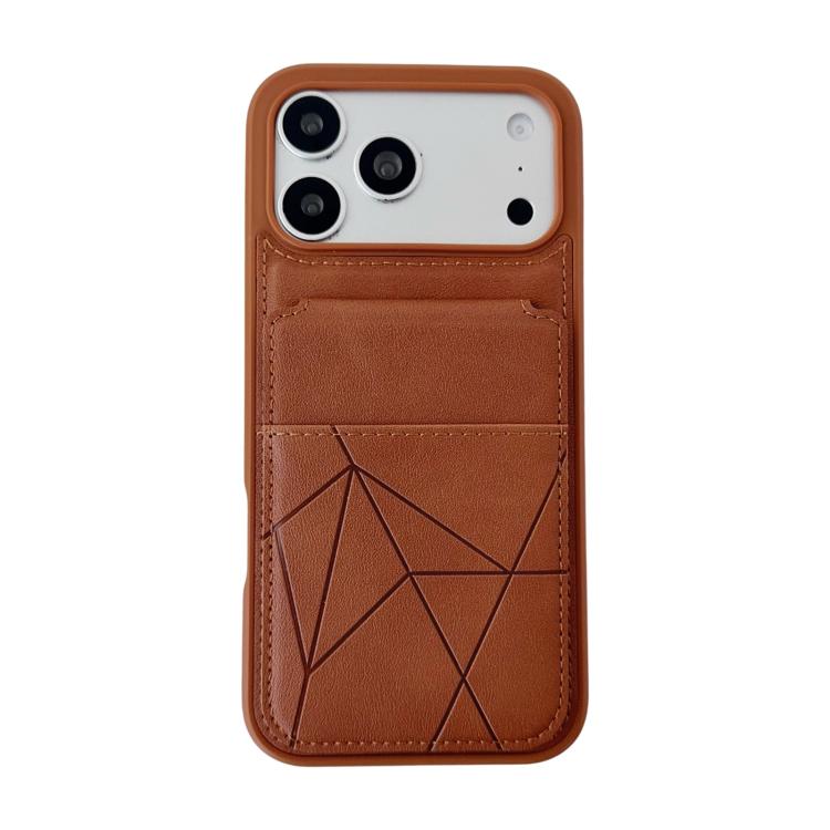 For iPhone 15 Pro Multifunctional Vertical Flip Card Wallet Holder Vegan Leather Back Phone Case