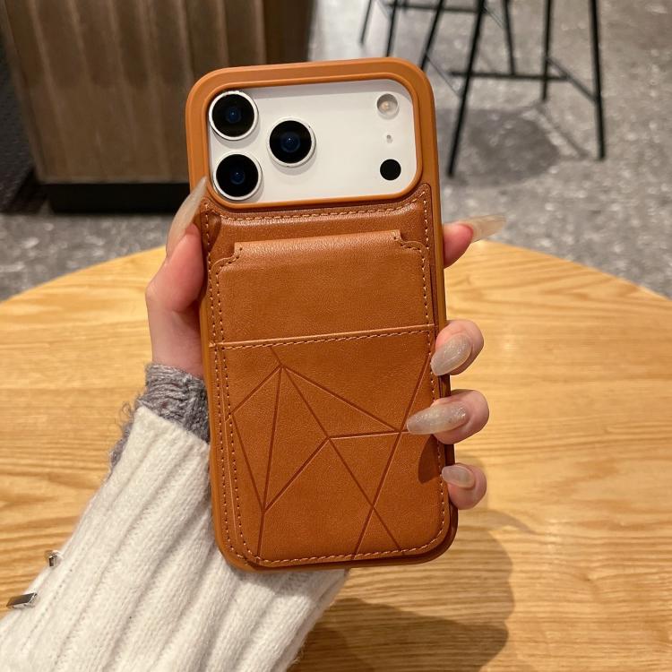 For iPhone 14 Pro Max Multifunctional Vertical Flip Card Wallet Holder Vegan Leather Back Phone Case