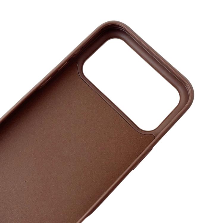 For iPhone 12 / 12 Pro Multifunctional Vertical Flip Card Wallet Holder Vegan Leather Back Phone Case