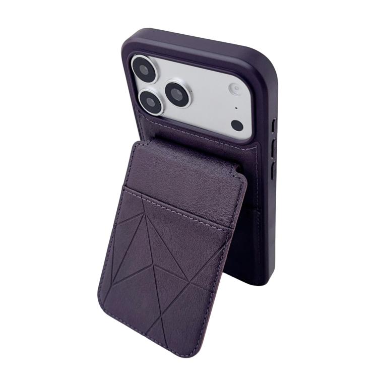 For iPhone 11 Multifunctional Vertical Flip Card Wallet Holder Vegan Leather Back Phone Case