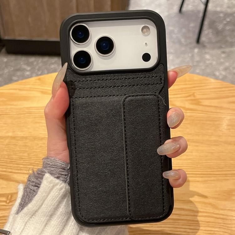 For iPhone 17 Pro Multifunctional Premium Card Bag Holder Phone Case