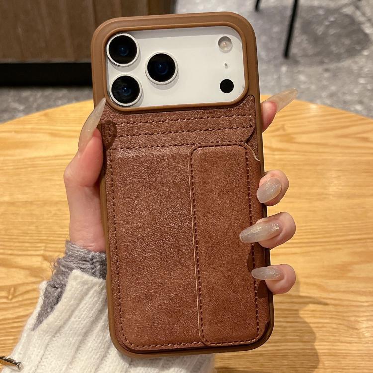 For iPhone 17 Pro Multifunctional Premium Card Bag Holder Phone Case
