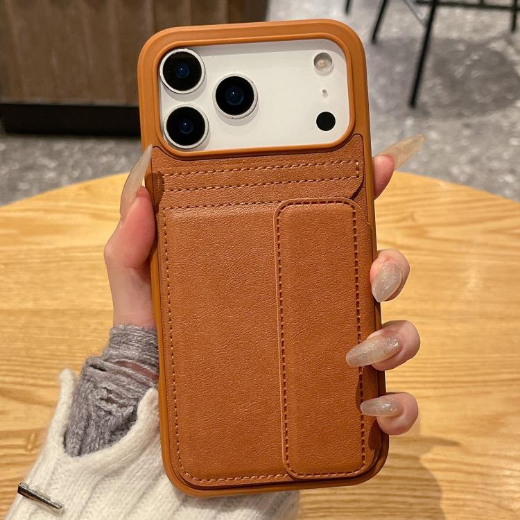 For iPhone 17 Pro Multifunctional Premium Card Bag Holder Phone Case