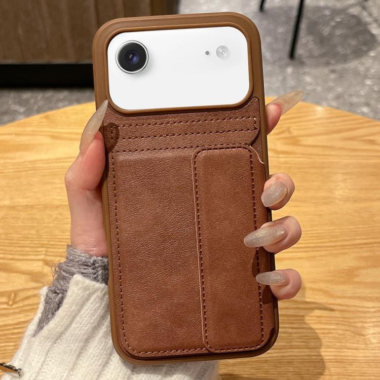 For iPhone Air Multifunctional Premium Card Bag Holder Phone Case