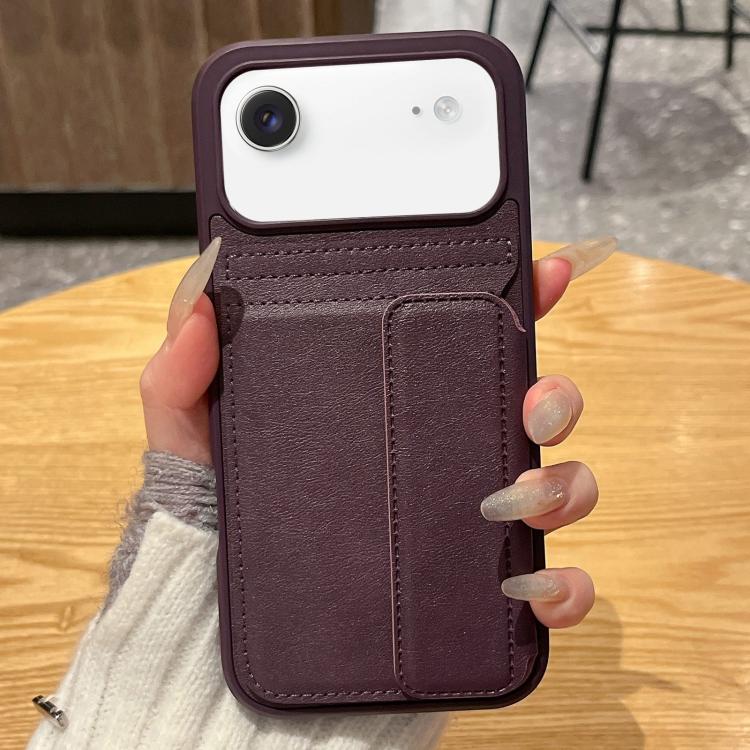For iPhone Air Multifunctional Premium Card Bag Holder Phone Case