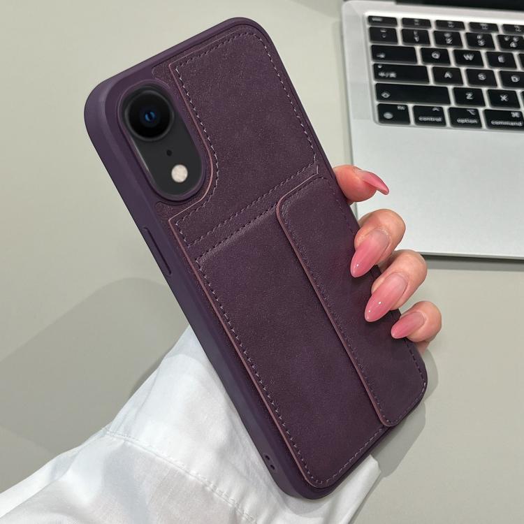 For iPhone XR Multifunctional Premium Card Bag Holder Phone Case