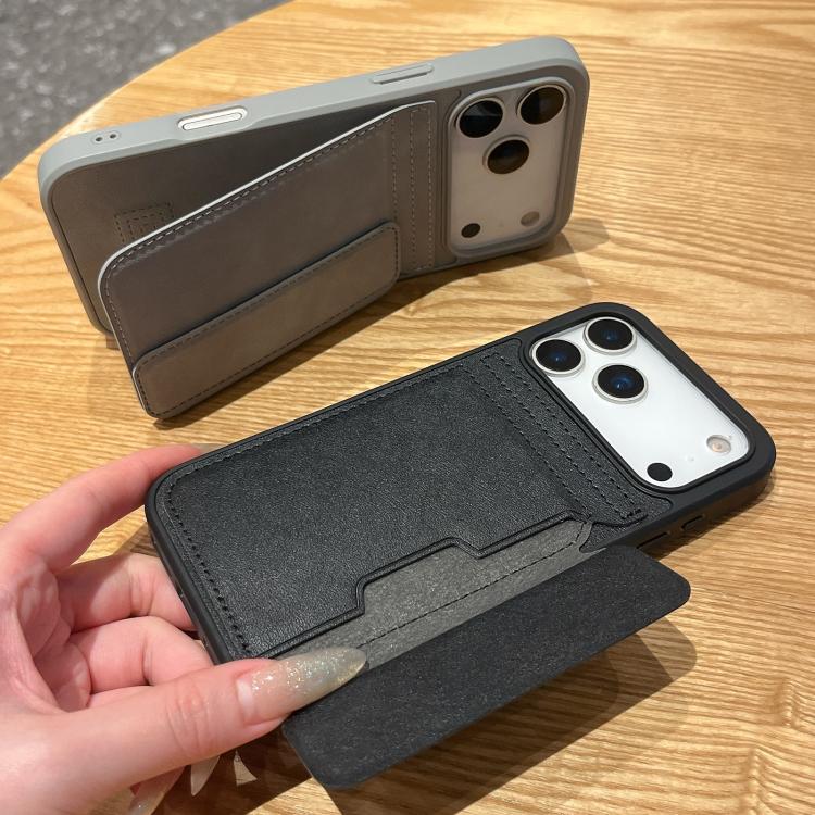 For iPhone 17 Multifunctional Premium Card Bag Holder Phone Case