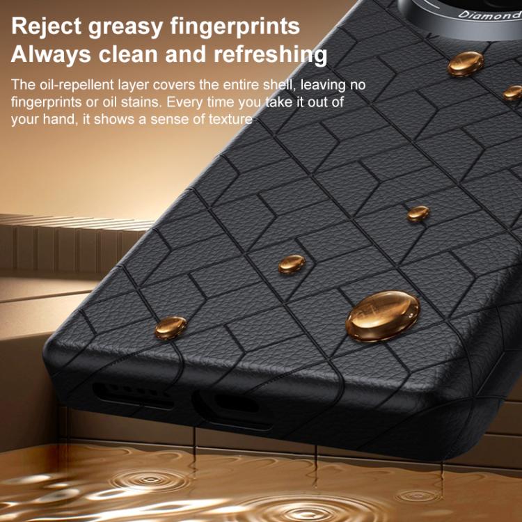 For vivo X200 Pro Rubik Cube Series Embossed Grid Pattern Magnetic Phone Case