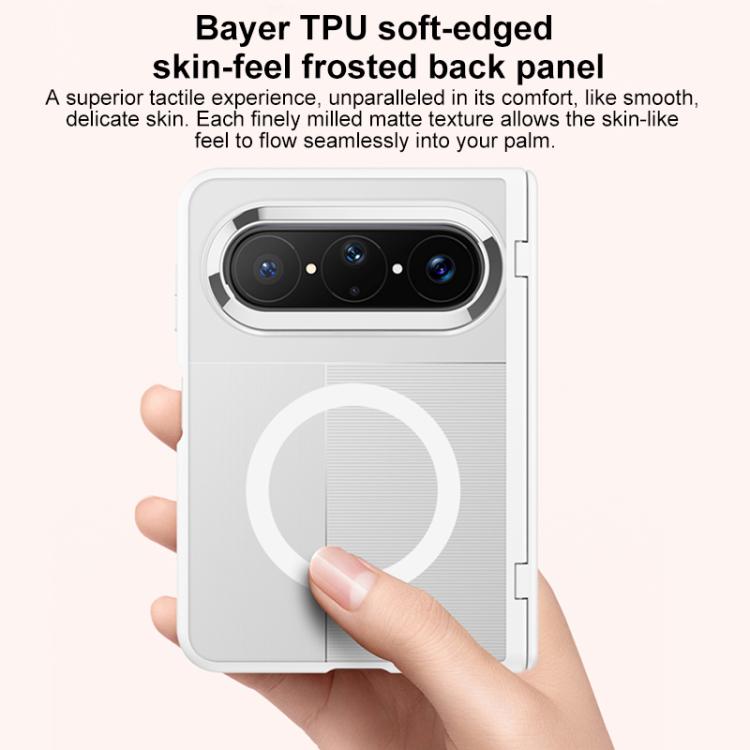 For Huawei Pura X Max HD Integrated Matte Skin Feel Magnetic Shockproof Phone Case