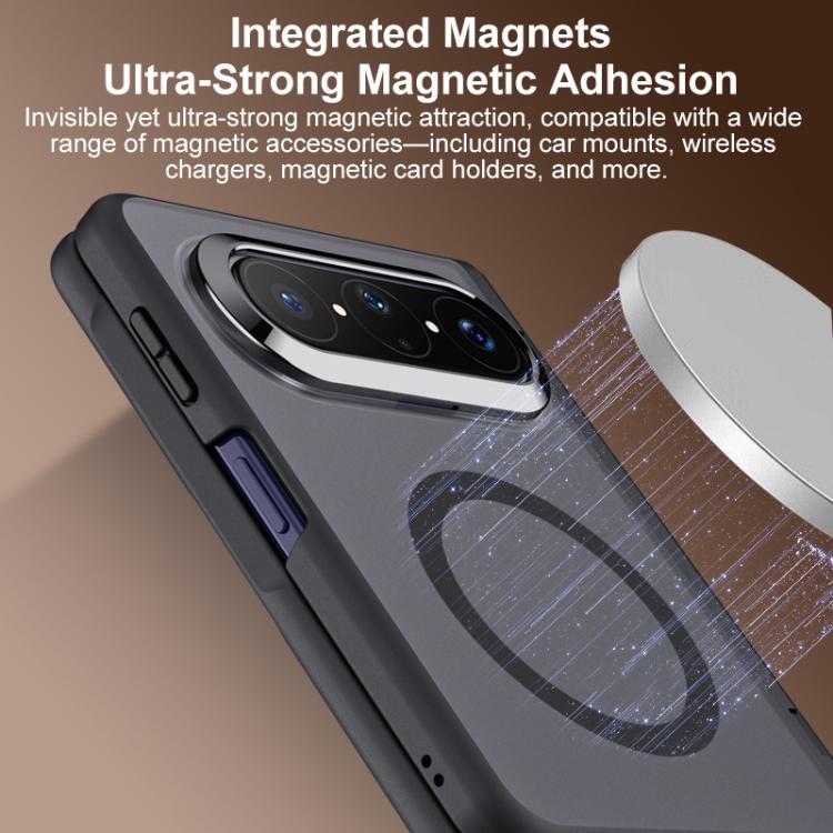 For Huawei Pura X Max HD Integrated Matte Skin Feel Magnetic Shockproof Phone Case