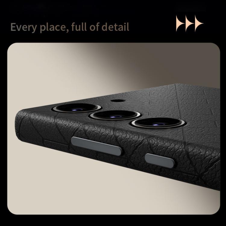 For Samsung Galaxy S23 5G Rubik Cube Series Embossed Grid Pattern Magnetic Phone Case