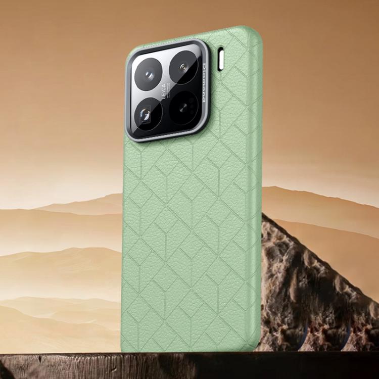 For Xiaomi 15S Pro Rubik Cube Series Embossed Grid Pattern Magnetic Phone Case