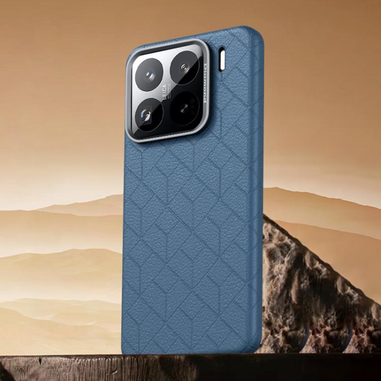 For Xiaomi 15S Pro Rubik Cube Series Embossed Grid Pattern Magnetic Phone Case
