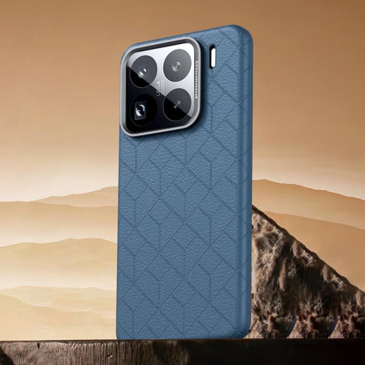 For Xiaomi 15 Pro Rubik Cube Series Embossed Grid Pattern Magnetic Phone Case