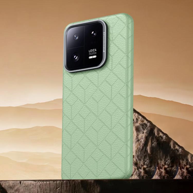 For Xiaomi 13 Pro Rubik Cube Series Embossed Grid Pattern Magnetic Phone Case