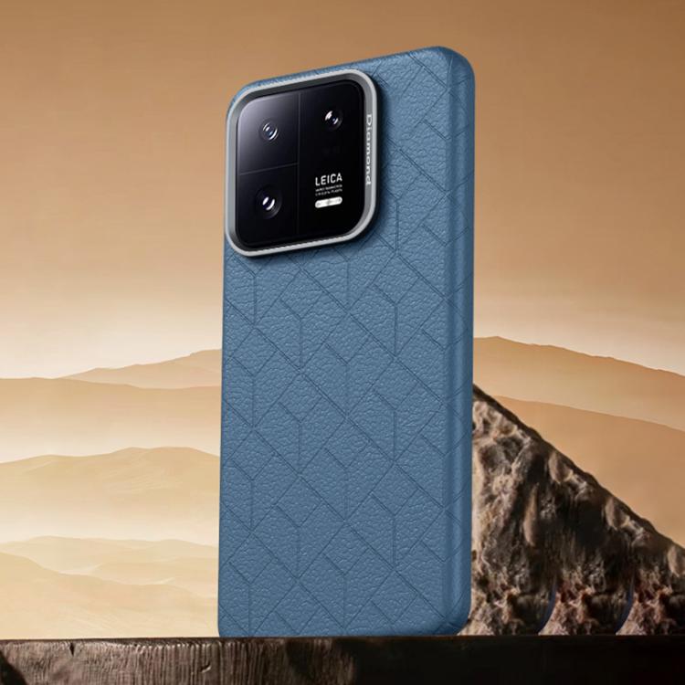 For Xiaomi 13 Pro Rubik Cube Series Embossed Grid Pattern Magnetic Phone Case