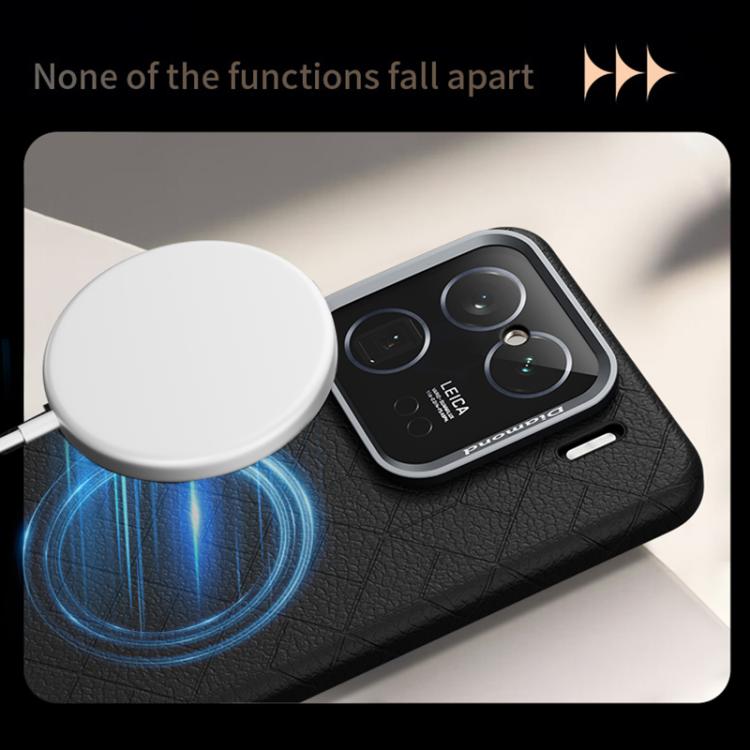 For Xiaomi 13 Pro Rubik Cube Series Embossed Grid Pattern Magnetic Phone Case